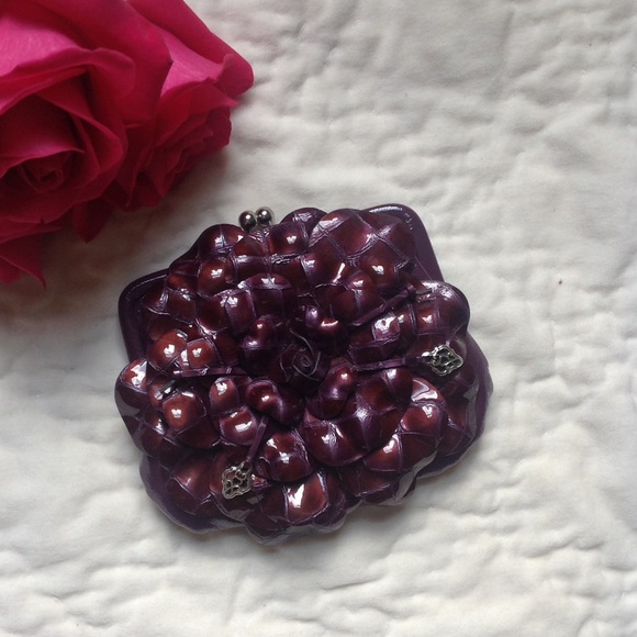 NIB Brighton purple flower bag