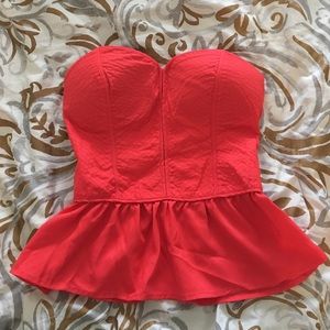 Corset-bustier type top made by Charlotte Russe