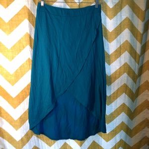 Threads for thought maxi high low skirt