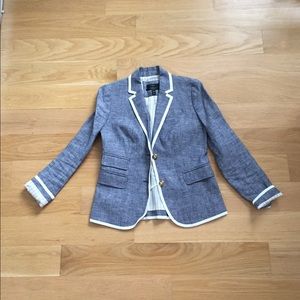 Jcrew linen school boy blazer