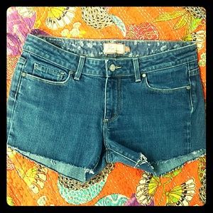 Paige premium denim jean cuttoffs