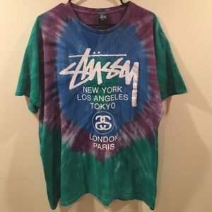 Stussy tye-dye shirt