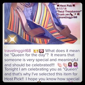 ✨NIB My GC Shoes, multi color platform wedges✨