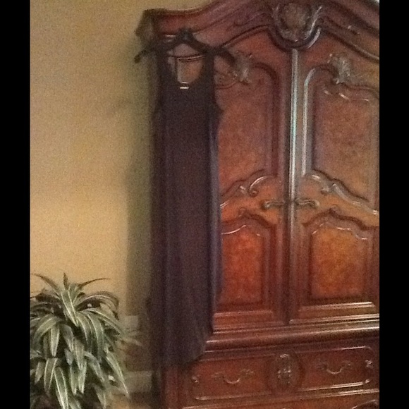 Michael Kors navy blue maxi dress size medium - Picture 2 of 4