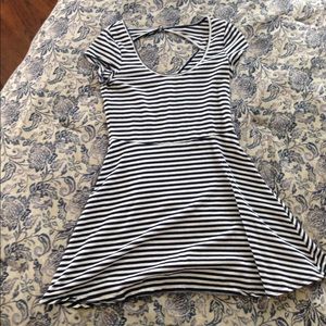 Blue/White American Eagle Skater Dress