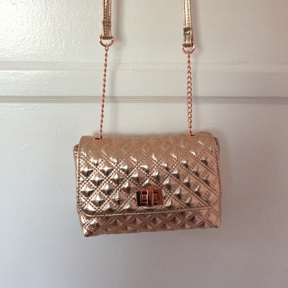 UNUSED rosegold crossbody!