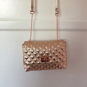 UNUSED rosegold crossbody!