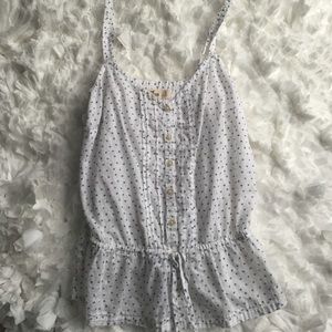 White Hollister Tank