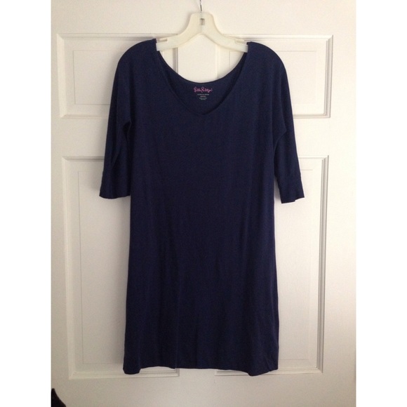 Navy Blue Lilly Pulitzer Shift Dress