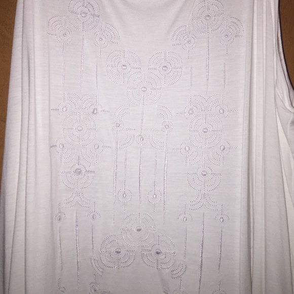 White Loose Fitted Tank