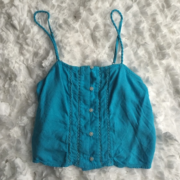 Blue crop top - Picture 1 of 1