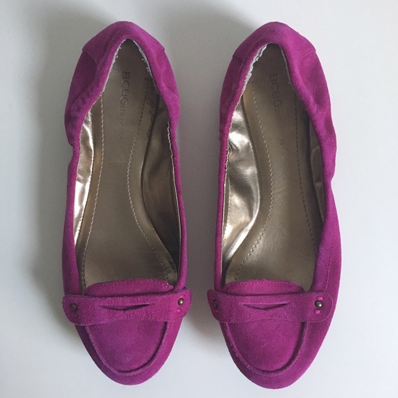 BCBGeneration Shoes - Cute purple suede flats