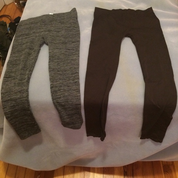 Brown and gray leggings - Picture 1 of 1