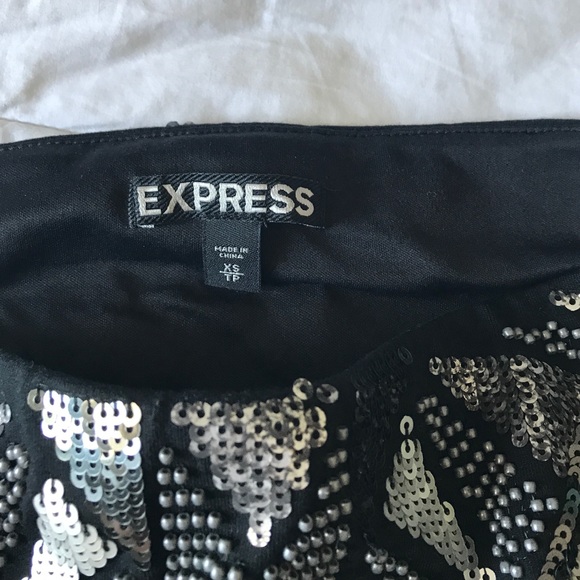 Express beaded and sequin mini skirt - Picture 3 of 3