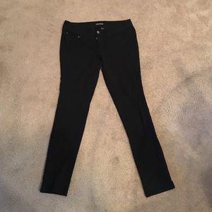 Express black stretch pants