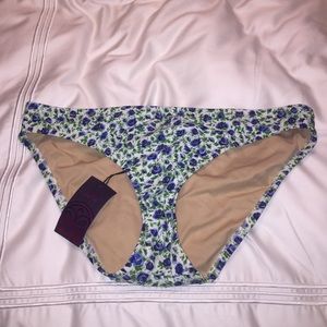 Brand new with tags J Crew blue flower bottom