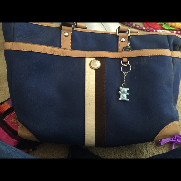 Authentic coach diaper bag
