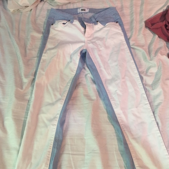 Two toned Paige jeans