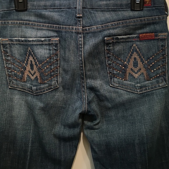7 for all mankind jeans size 26 gently used - Picture 3 of 4