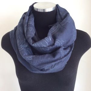 Women Ladies Navy Color Scarf Wrap