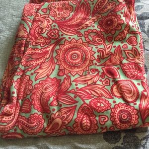 Lularoe OS paisley leggings