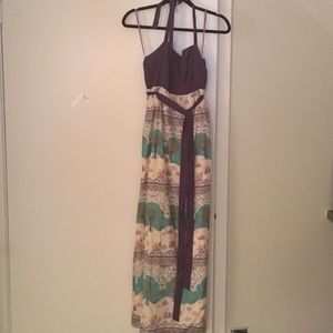 Printed maxi dress from Anthropologie