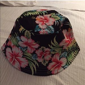 nike floral bucket hat