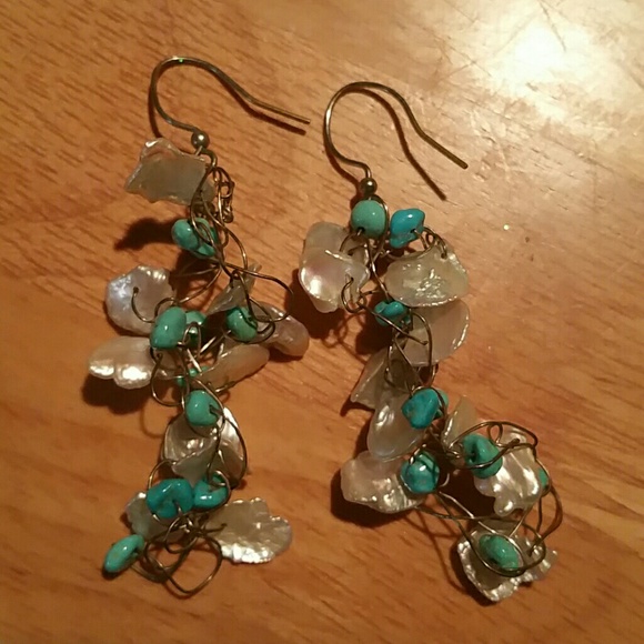 Seashell earrings