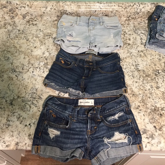 Abercrombie kids shortie shorts