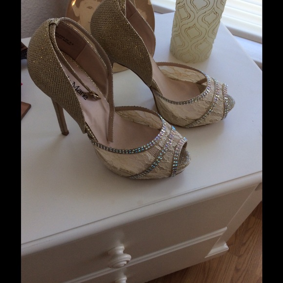 Gold heels