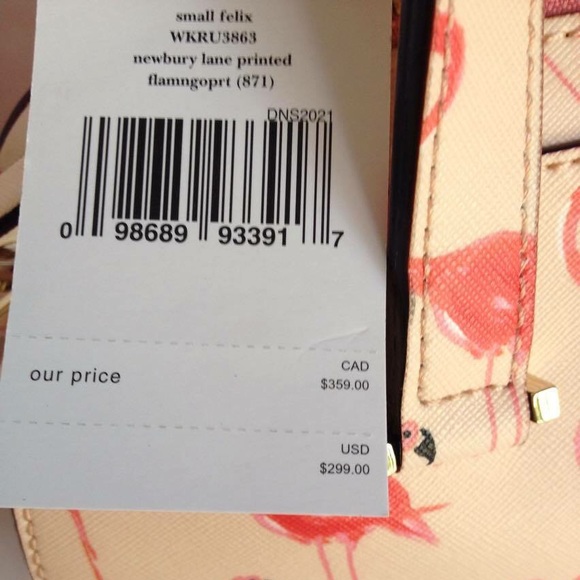 🚫SOLD🚫 NWT Kate Spade Flamingo Felix Purse - Picture 2 of 3