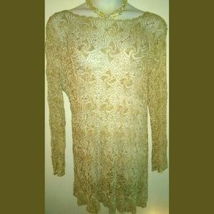 New w/Tags NWT SIZE 3x Gorgeous netted top