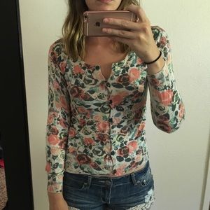 H&M Floral Cardigan