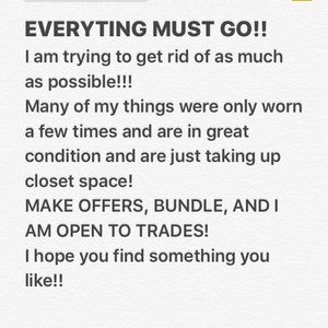 EVERYTHING MUST GO