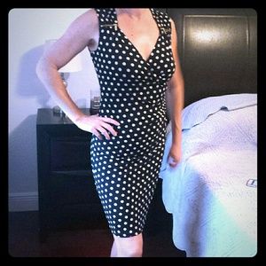 Michael Kors polka dot wrap dress