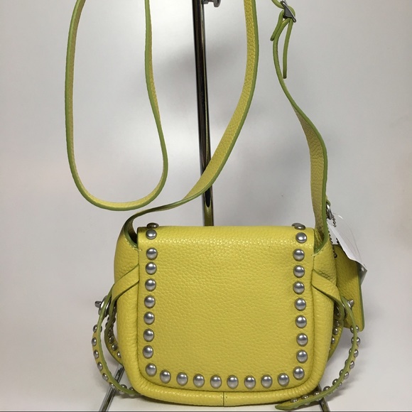New With Tag ULTRA CUTE COACH Rivets Crossbody bag - Picture 3 of 4