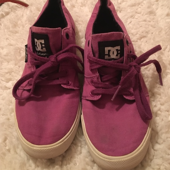 Purple DC Shoes, good condition