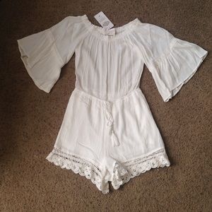 Small white romper