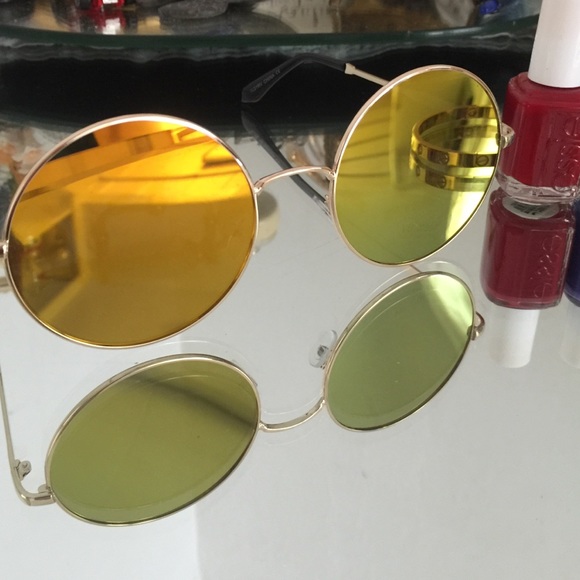 | New | Large Boho Bol Mirrored Summer Sunglasses - Picture 2 of 5