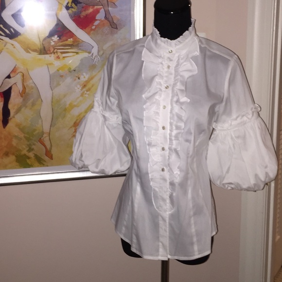 BEBE Victorian Styled Blouse