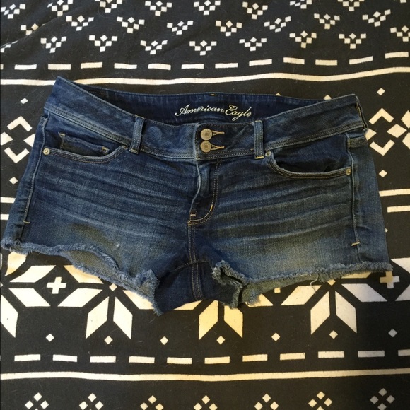 American eagle size 12 stretch jean shorts