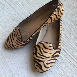 Antonio Melani tiger print flats