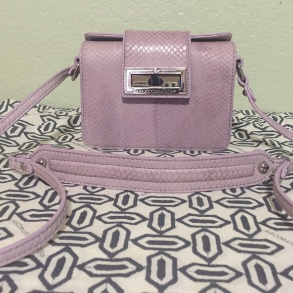 Light purple mini box crossbody