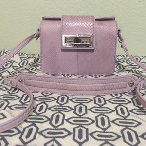 Light purple mini box crossbody