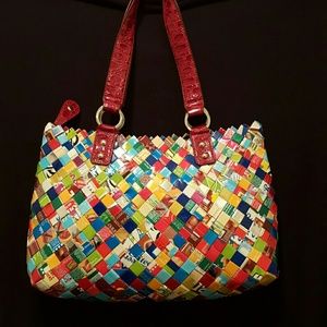 Candy Wrapper Slim Tote