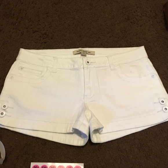 Forever 21 white shorts size 27 forever 21