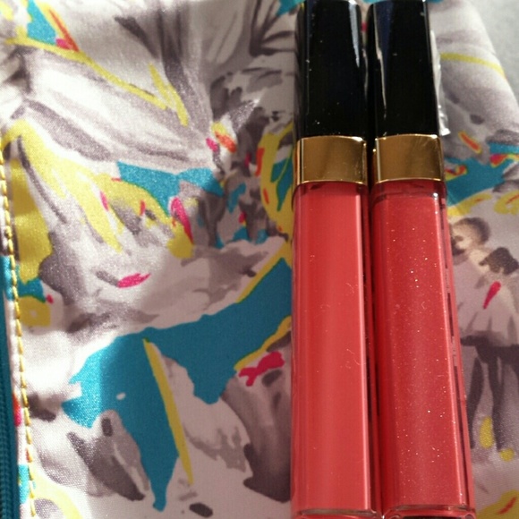 Chanel lipgloss duo set