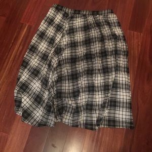 Asos Curve Swing Plaid swing skirt