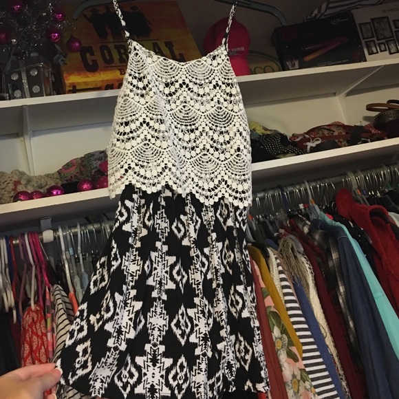 Black & White Lace Romper✨