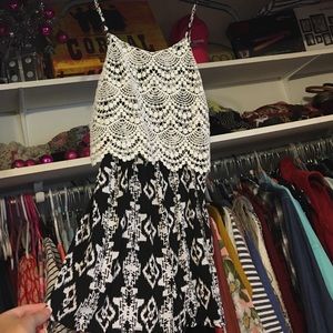 Black & White Lace Romper✨